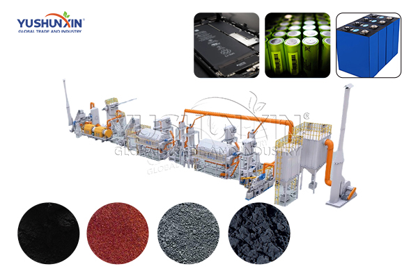 Black mass recovery process capacity decided by engineering design details